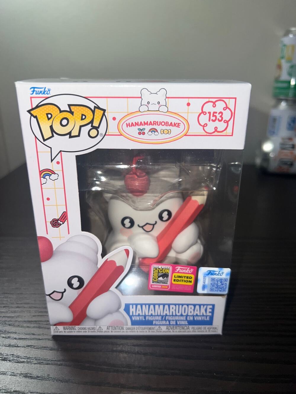 OFFICIAL SDCC CON EXC LIMITED EDITION Hanamaruobake Funko Pop #153 Sanrio Kawaii